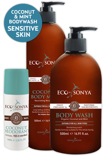 Coconut & Mint Body Wash Sensitive Skin Collection