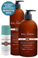 Coconut & Mint Body Wash Sensitive Skin Collection